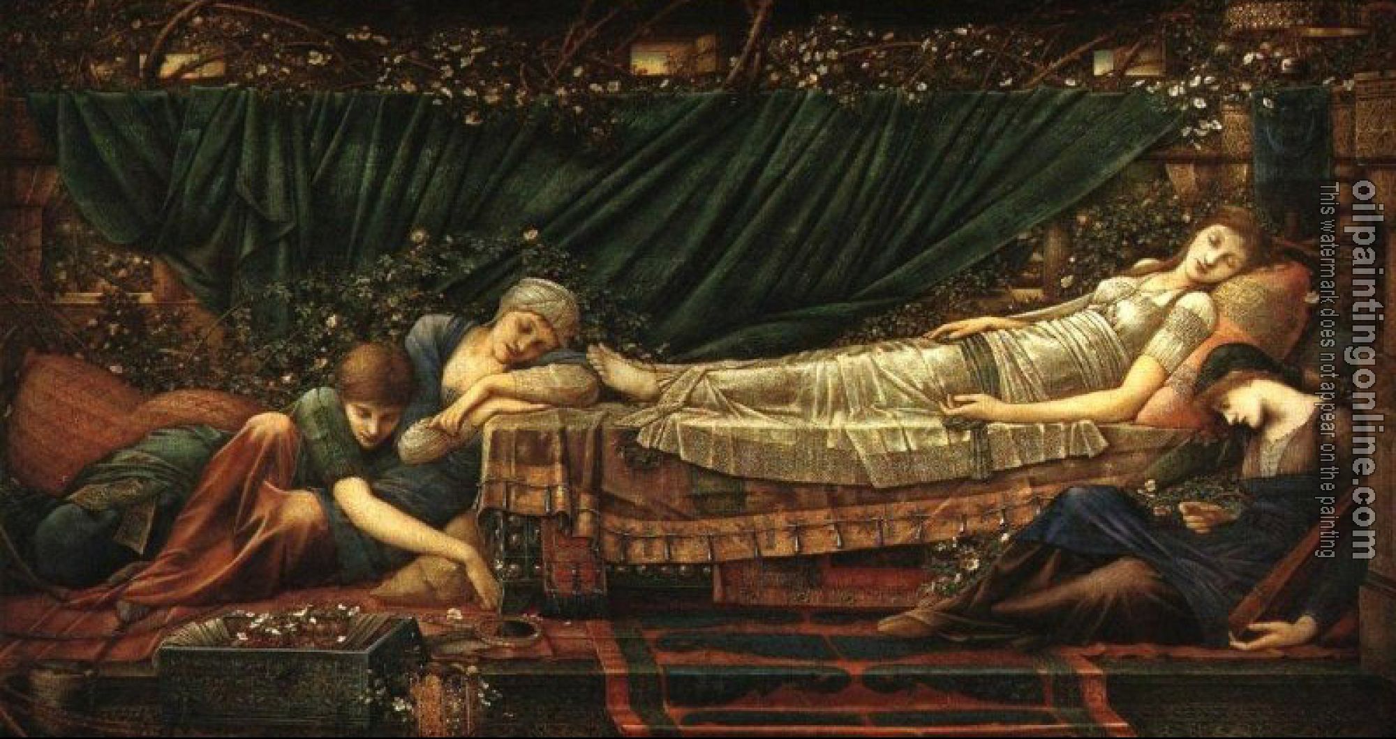 Burne-Jones, Sir Edward Coley - Sleeping beauty